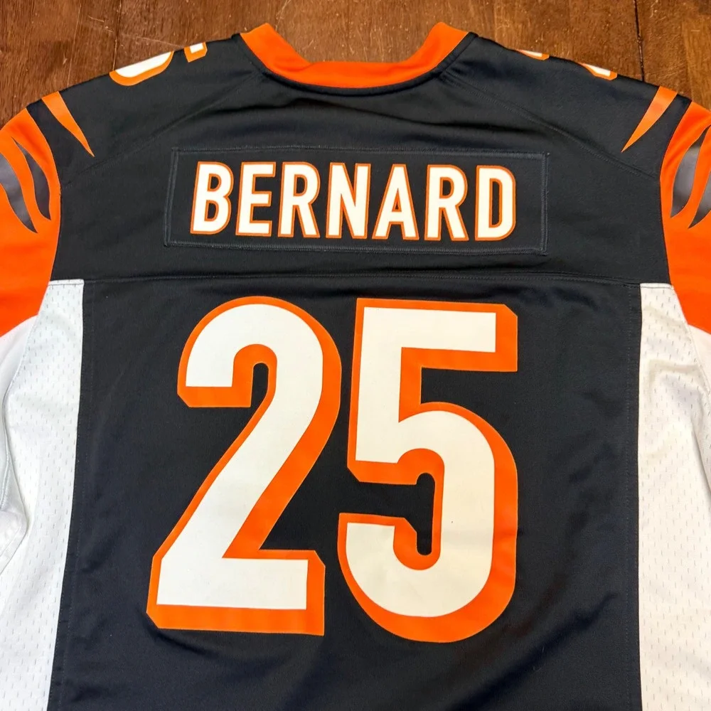 Nike Cincinnati Bengals‎ Jersey Mens XXL Black Giovani Bernard 25 NFL On Field